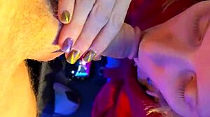 Cocksucking Milf Kneels for Hard Creampie Fuck