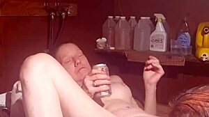 Eating and Fucking Hard on Washing Machine Again