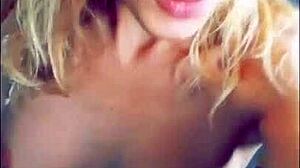 dirty milf flashing and having sex outdoors?