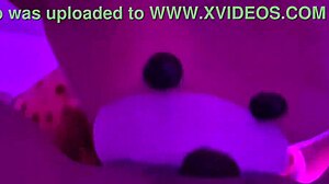 Hot Young Woman Desperately Fucks Stuffed Animal to Orgasm