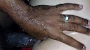 Brazilian hottie bends over for intense interracial pounding. Her big ass shines in sexy lingerie.