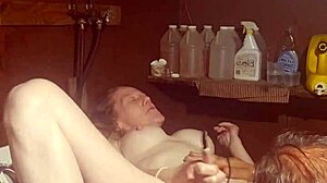 Eating and Fucking Hard on Washing Machine Again