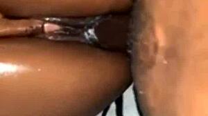Are you creaming on my dick in missionary with that oiled ebony body?