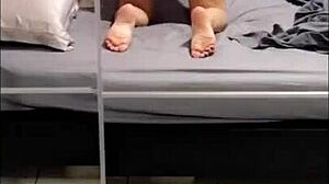 dirty milf flashing and having sex outdoors?