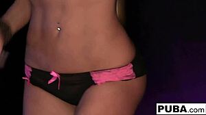 yo, nikita plays with her pussy for christmas!