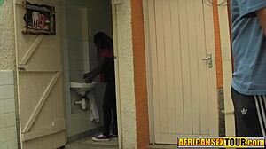 Black Teen 18+ Blows Big Cock Friend