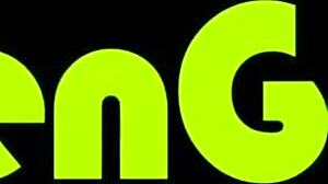 lucy tyler from teengonzo sucking cock and balls before hardcore doggystyle on sofa with cum