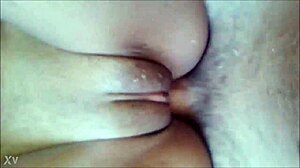 penetrating her shaved pussy feels so intimate and raw in homemade pov