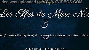 French elf gives nursing handjob 😍