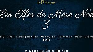 French elf gives nursing handjob 😍