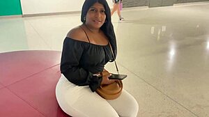 Big Ass Brunette Slammed Hard by Horny Stranger in Quick Session