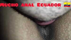 Lick that big ass and wet vagina of my Ecuadorian wife bent over on all fours in doggystyle action!