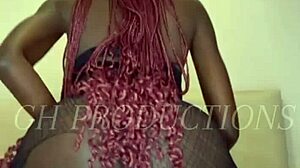 Real African Couple's Intimate Foreplay Session