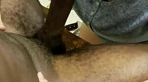 Blowjob Action at Work with Huge Interracial Cock