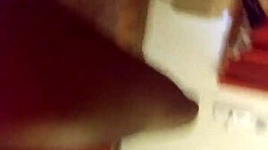 Riding massive black cock hard