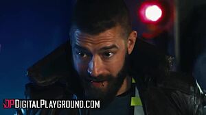 Watch Tru Kait and Geisha Kyd gag on cocks in deepthroat action on the spaceship!