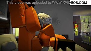 Roblox slut gets pumped full