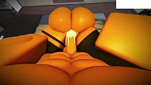 Roblox slut gets pumped full