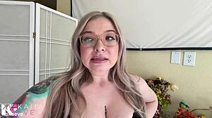 Blonde Babe's First Date Turns Emotional As She Shrinks And Gets Squished By Huge Goddess