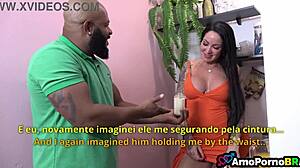Latina Wife in Interracial Doggy Action as Husband Watches, Part 3