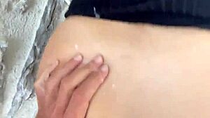 i flashed and fucked my favorite tiktok influencer outdoors