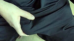 these shorts feel so soft against my big cock without underwear