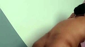 Hairy vagina and brutal reverse position with real fingering and pounding by Mexican couple