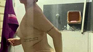 Video calling neighbor while husband watches soccer game