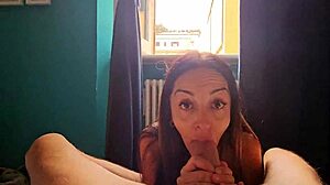 Young Student Drills Her Muscular Teacher Hard