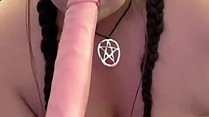 Kandy Kane's Big Tits Blowjob Skills Amaze!