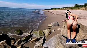 Pornovatas - Mature Liberal Brunette Banging Older German on Mexican Beaches