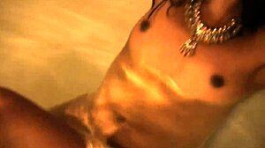 The Arabian Princess Dances Sensually in a Relaxing Massage Setting