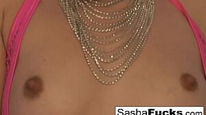 Hot Brunette Sasha Stars In Exciting Adventures