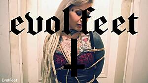 princess tied for foot worship