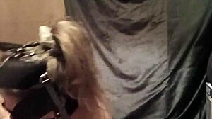 Hey, check out this homemade ponygirl session with teasing and toys