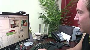 a big hard cock slides into vanessa naughty's hot pussy for intense blowjob action.