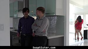 Pervert Stepbrothers Swap and Bang Hot Stepsisters in Wild Orgy! Smoking Bodies Get Rode Hard in Taboo Group Action!