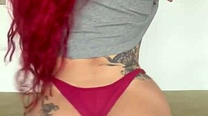 intriguing solo exhibition with dildo and plug