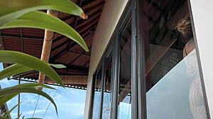 cute teen 18+ step sister kaia martin gives sloppy pov blowjob with ahegao!