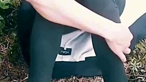 Sexo al aire libre con extra�o que me mira hace d�as atras 😏