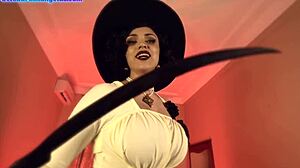 美丽曲线棕发宝贝穿高跟鞋和鞋子，变得饥渴摩擦阴户高清独奏场景