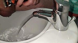 i shave my cock then masturbate until i cum