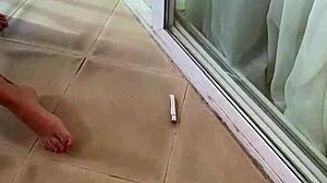 Check out Missspisss flashing big tits in homemade update