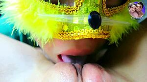 blonde fashion model gets a public gang bang orgy through the car window