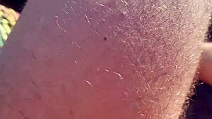 This skinny bodybuilder guy gets a crazy public handjob from the old cuckold fetish friend. Spitting and feet play make it wild in the open.