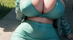 Ai Generated Model Girl With Big Tits Art 54