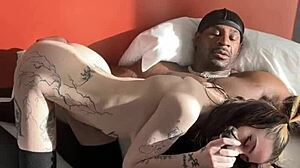 Alt Girl Rides Big Black Cock in Intense Cowgirl Session