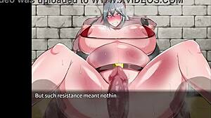 Pregnant Slut Fighter Punished in Hentai Demon Game