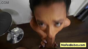 Tiny Philippine Teen Sucks Huge Dick and Gets Clit Rubbed by Charles Dera