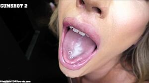 Mia Performs Impressive Deepthroat And Cumshots